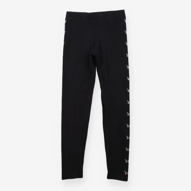 Leggings Black with Pink, Blue and yellow Butterfl