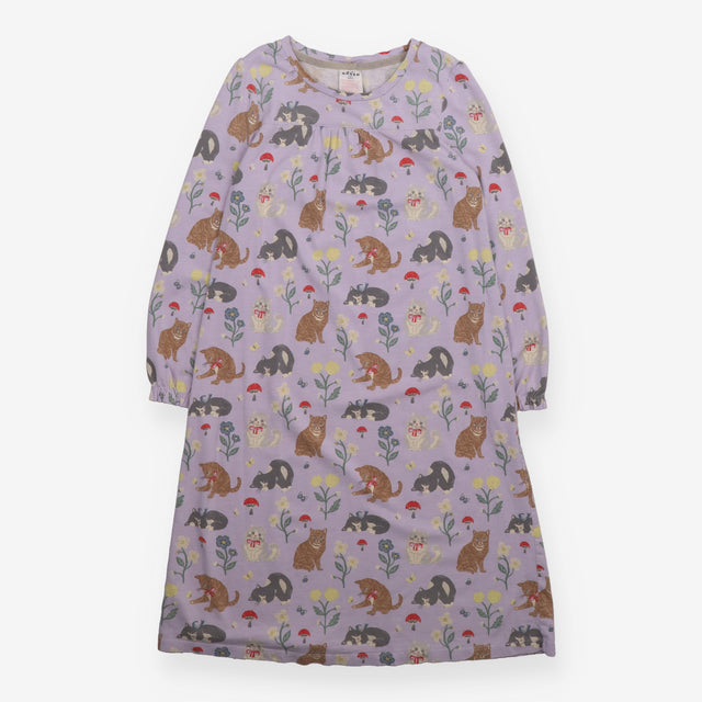 Pastel lilac cat nighty