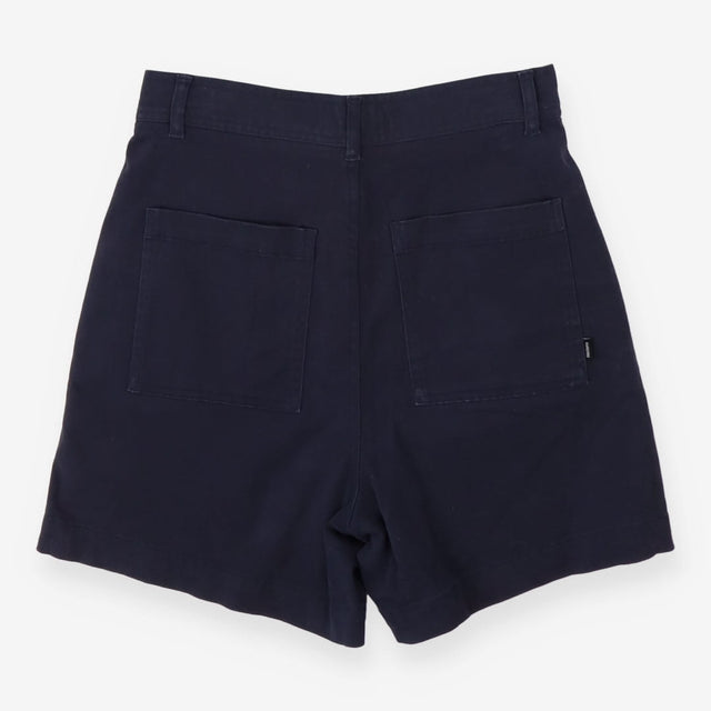 Chino short navy cotton