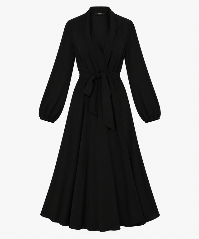 Sonja Nuttall for Autograph M&S Black Tie Front Lo