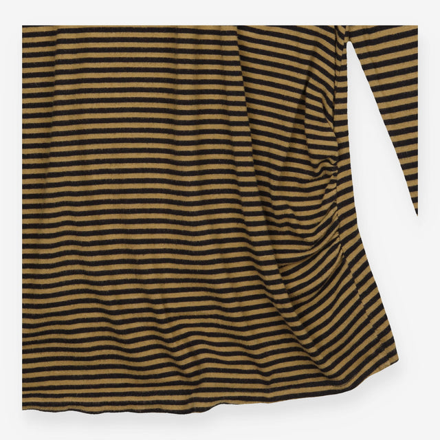Maternity Schooners Organic Cotton Striped High Ne