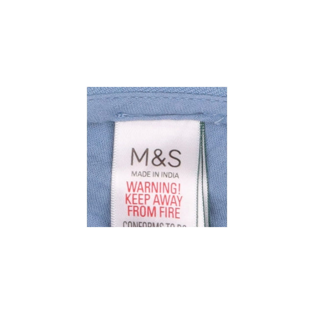 Sleeping bag blue muslin 0.5 tog