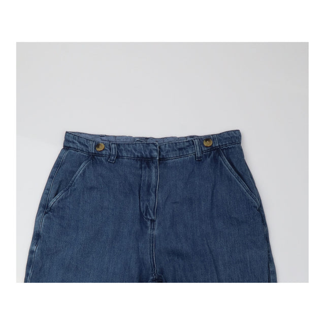 Jeans Tapered Leg Elasticated Back Blue