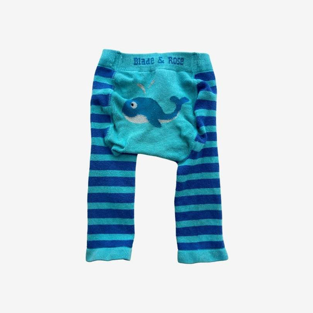 blue whale leggings