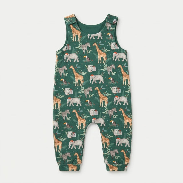 Jungle christmas rompers