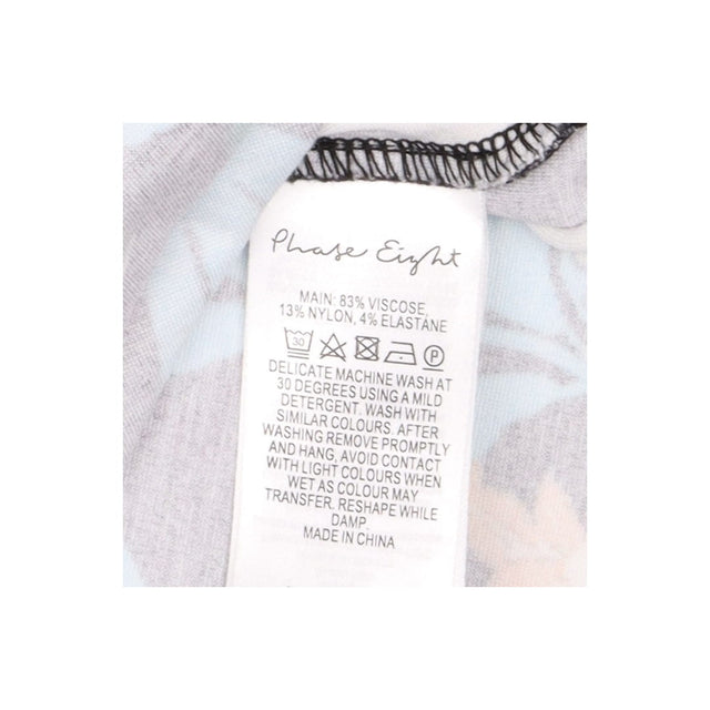 Phase Eight Black Blue White Floral Placement Jers