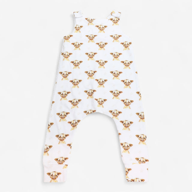 Romper White Hamish Cow