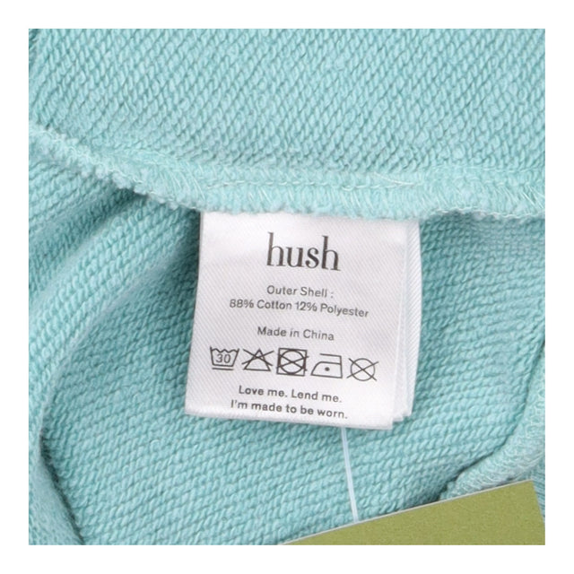 Sweatshirt Duck Egg Blue Puff Short Sleeve Crew Ne