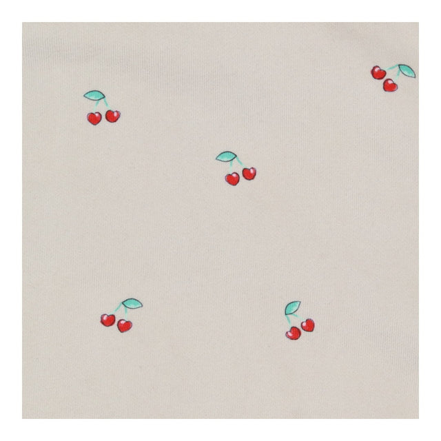 Tracksuit beige zip cherries