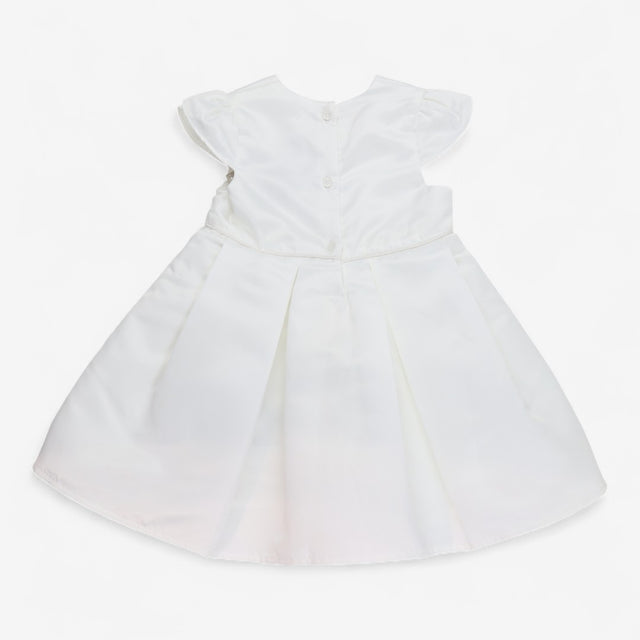 Dress white silk special occasion