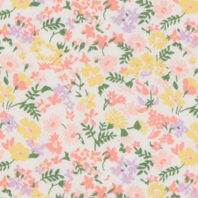 Dress Floral Frill Shoulders