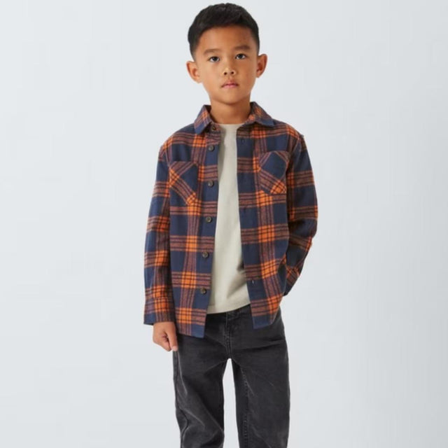 Kids' Flannel Check Shirt, Multi