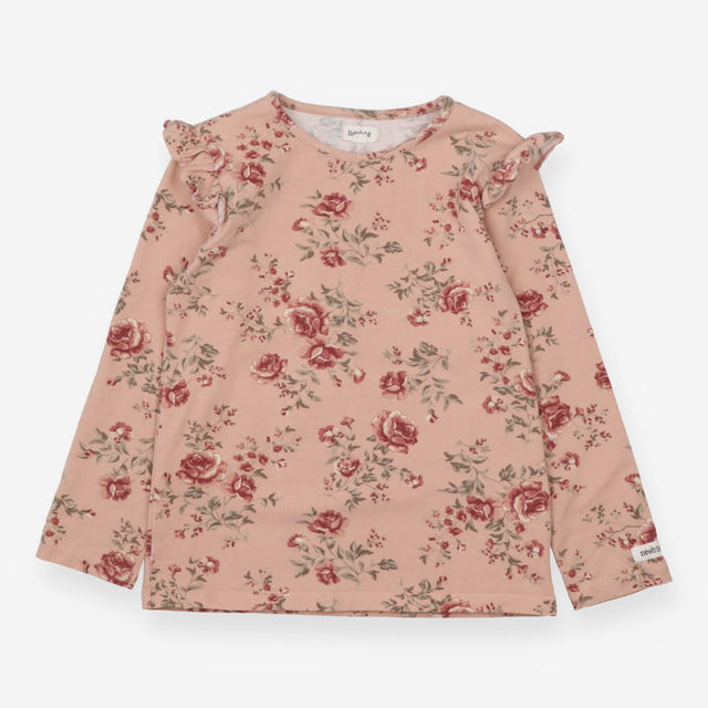 T-Shirt Long Sleeve Pink Roses