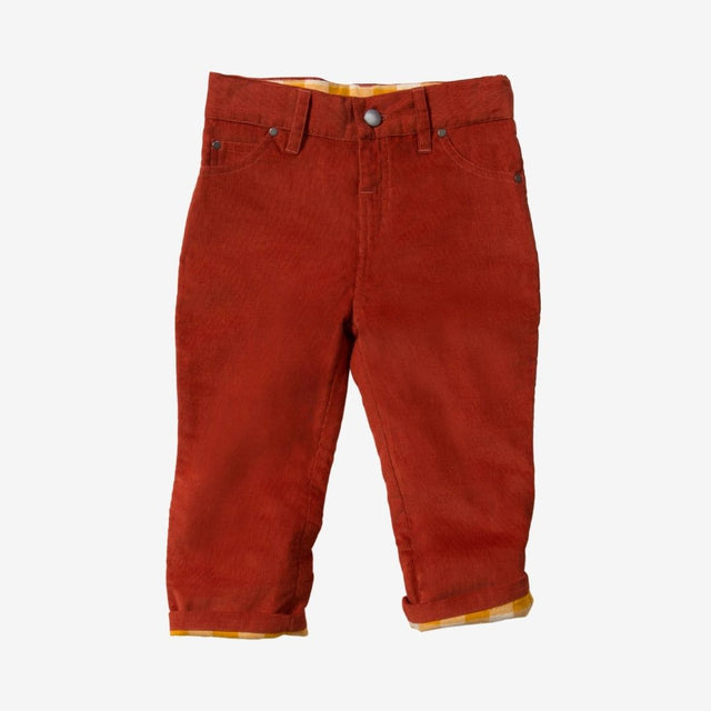Burnt ochre cord adventure jeans