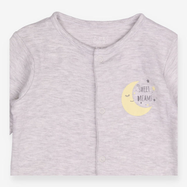 Sleepsuit grey Sweet Dreams Moon
