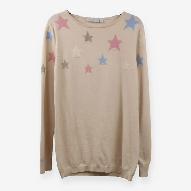 Cream Sweater Pastel Stars Maternity