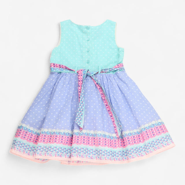 Dress Woven Sleeveless Lilac and Pastels