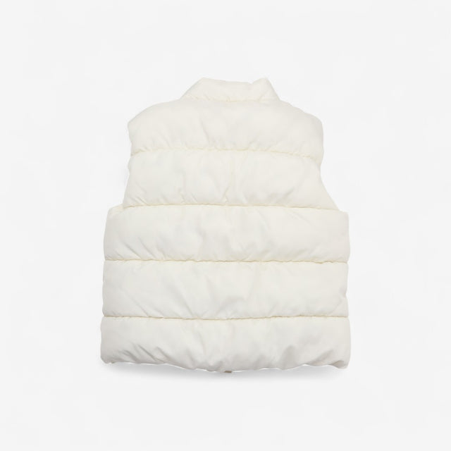 Cream gilet fleece lined