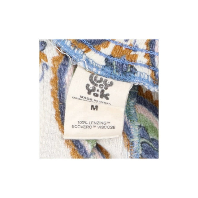 Paisley Block Viscose Shorts – Comfortable Shirred