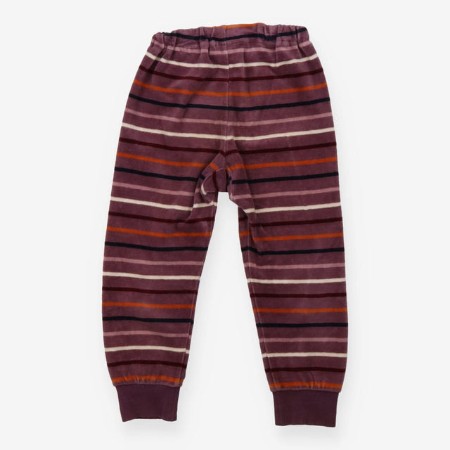 Velour Joggers Purple, Lilac, Orange and Cream Str