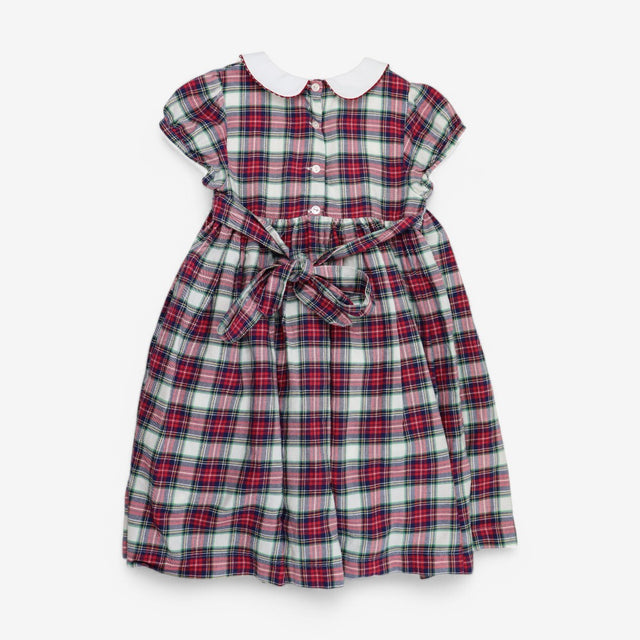 Dress Smock Collared Checked