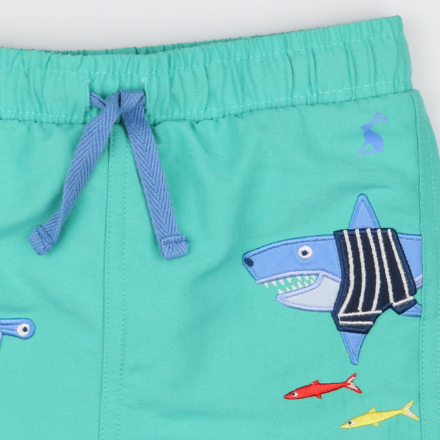 Green Shark Swim Shorts