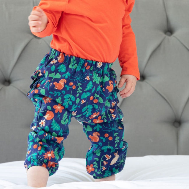 Nature trail ruffle bum trousers