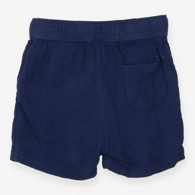 Shorts navy with white drawstring