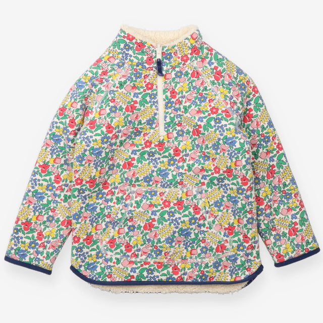 Sweater ditsy and fleece reversible
