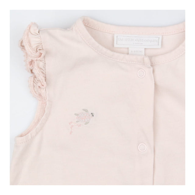 Romper Jersey Pink Seahorse and hearts