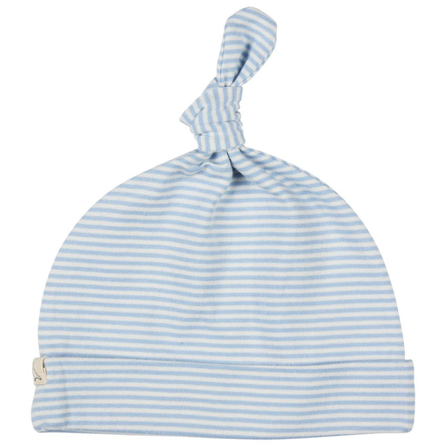 Knotted Hat - Pale Blue Stripe