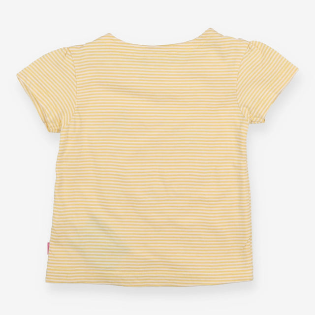 Yellow Striped Floral Lemons T-shirt
