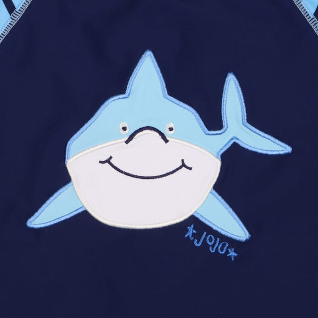 Rash vest blue shark