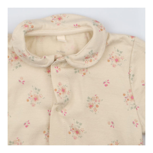 Shortie romper floral cream