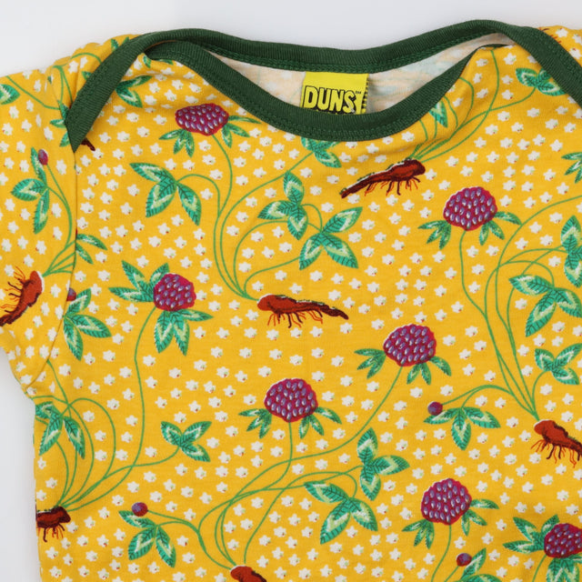 Romper Yellow and Green Floral Plants