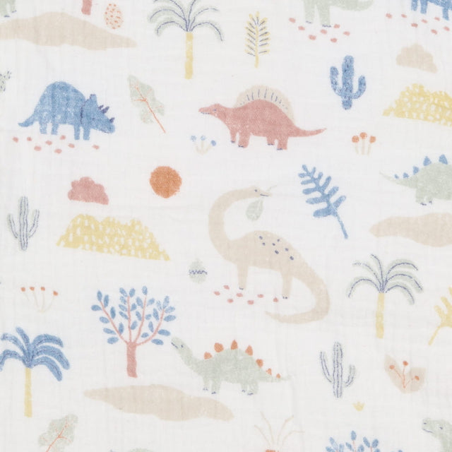 White dino sleeping bag
