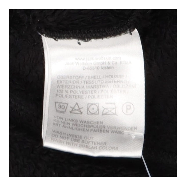 Jack Wolfskin Black Zip‑Up Fleece