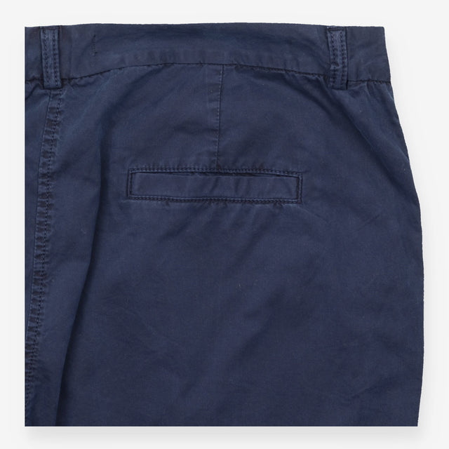 Trousers Navy Pure Cotton Tapered Chinos