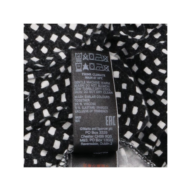 Patterned Jersey Mini Dress – Short Sleeves, Flute