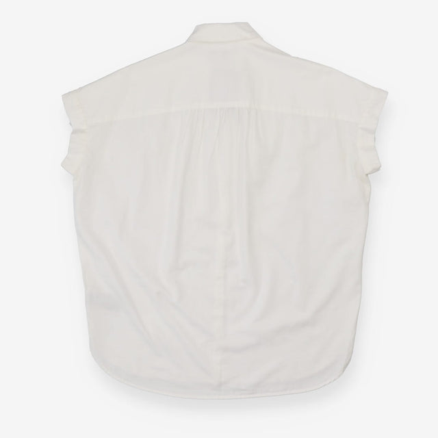 Shirt white cotton button down