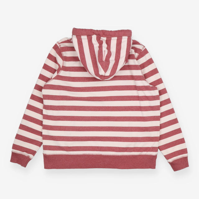 Hoodie Striped Pullover Pink