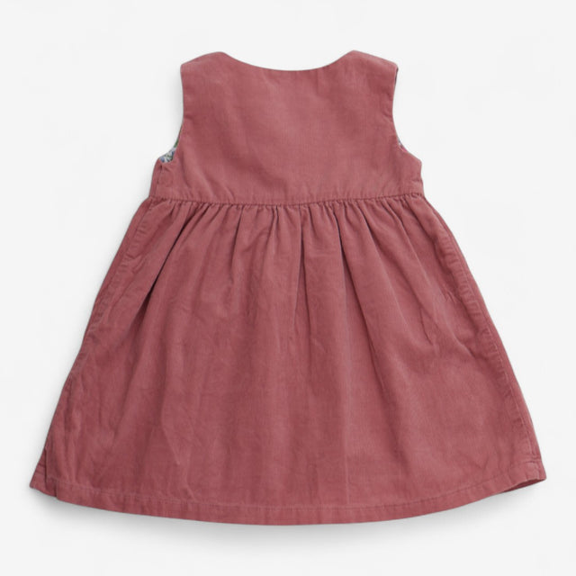 Dress Cord Dusky Pink with Buttons & Deer