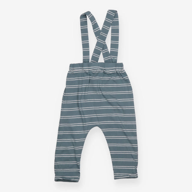 Leggings with Braces Teal Striped
