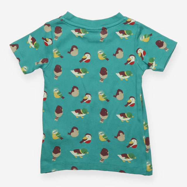 Green T-shirt with Birds