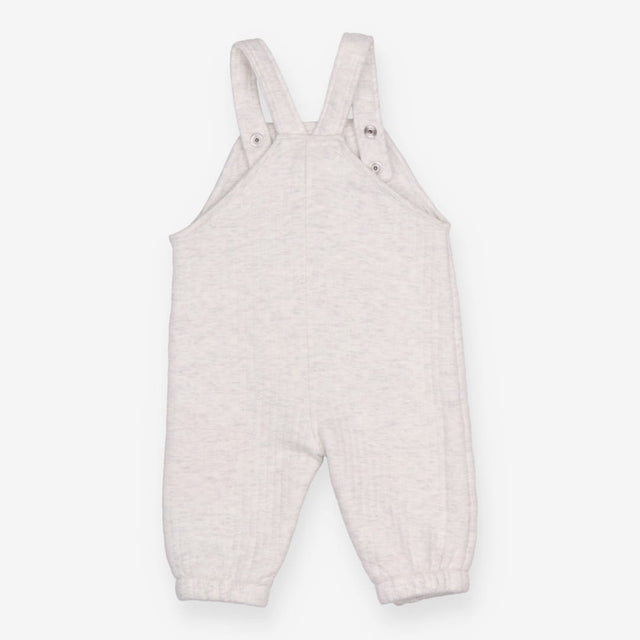 Dungarees grey ribbed pocket