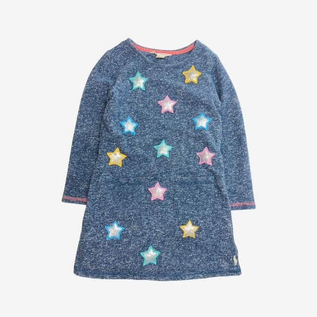 Sequin Star Jersey Dress