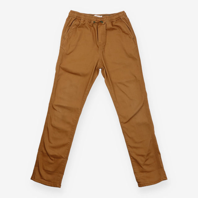 Trousers chino style pull on brown