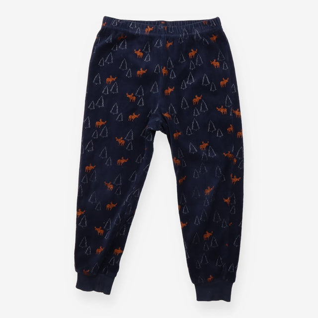 Navy Moose Pyjama Bottoms