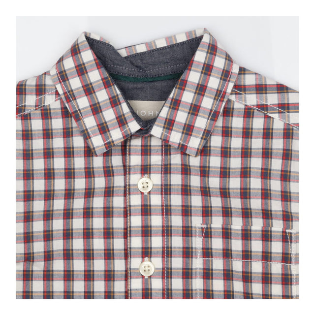 Shirt Long Sleeved Red, Blue and Yellow Check