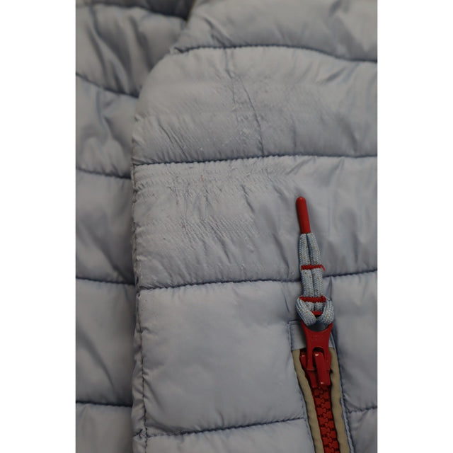 Coat blue padded with orange lining